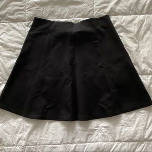 NWOT Loft Black Skater Mini Skirt
